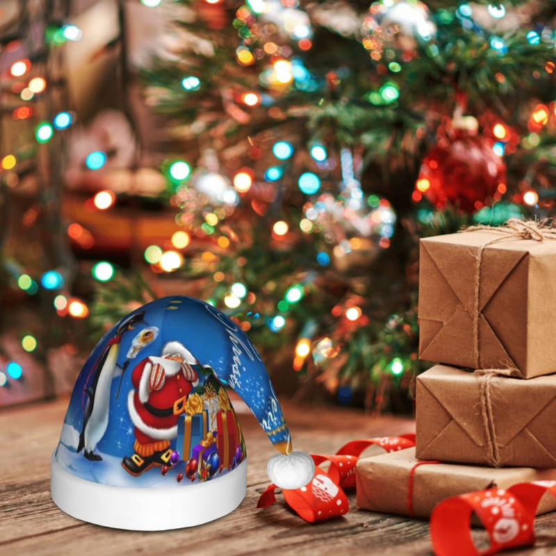 Sretan Božić 18 Božićna kapa za djecu Candy Vintage Sretna Nova godina Djed Mraz kape za djecu