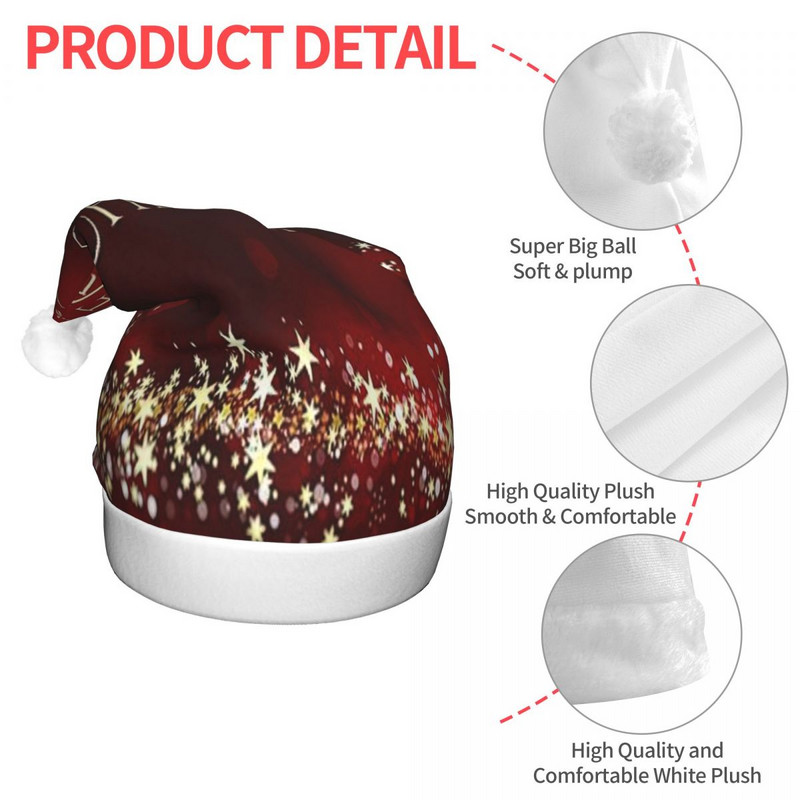 Sretan Božić 8 božićnih šešira Candy Home Moderan božićno-novogodišnji ukrasi