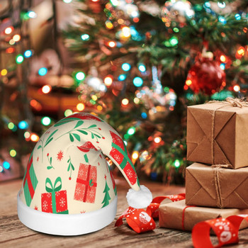 Χριστουγεννιάτικο μοτίβο 18 Χριστουγεννιάτικα καπέλα Candy Decor Βελούδινα χριστουγεννιάτικα πρωτοχρονιάτικα δώρα