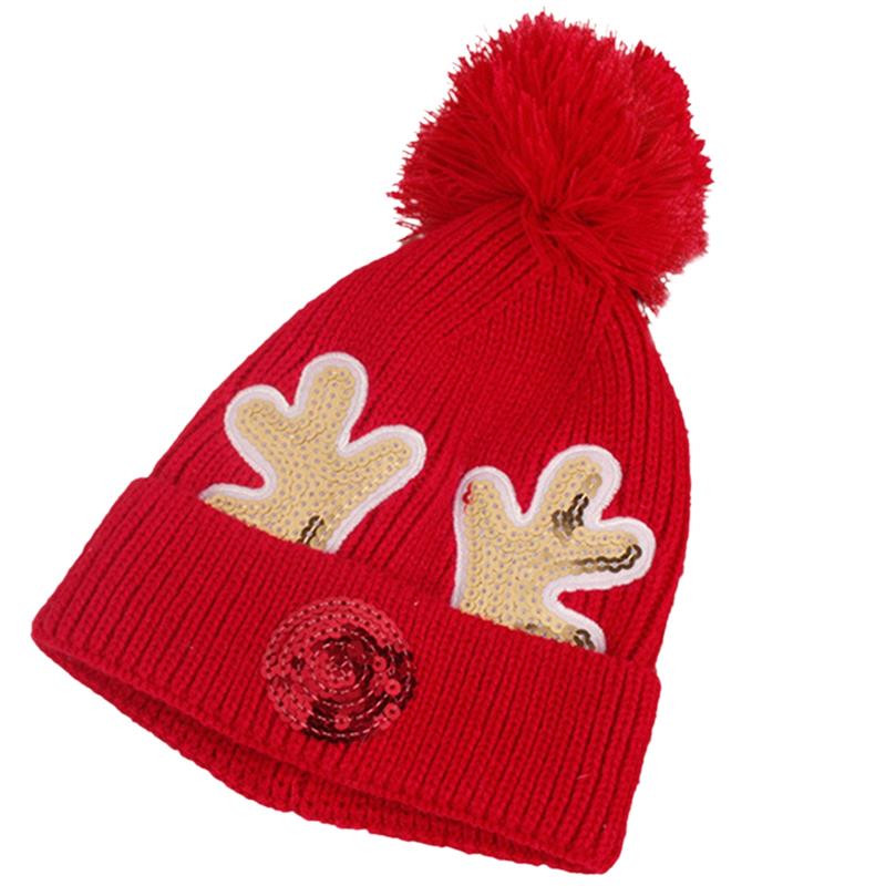 Jõululapsed Kootud Nokamüts Litrisarved Talvemüts Laste Karusnahk Pom Pom Mütsid Nokamüts Lastemütsid Koo Nokamüts Beebi müts