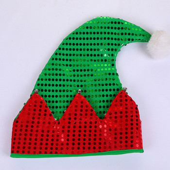 Χριστουγεννιάτικο καπέλο για ενήλικες Παιδικά κόκκινα γκλίτερ παγιέτες Χριστουγεννιάτικο καπέλο Διακοσμήσεις Πρωτοχρονιάς 2022 Καπέλο Χριστουγεννιάτικο Δώρο Ατμόσφαιρα