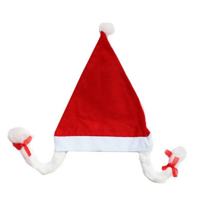 Pălărie de Crăciun Țesături nețesute cu împletitură Pălărie amuzantă de Crăciun Pălărie de Crăciun Copii Adulti Pălărie de Crăciun Decor de Crăciun