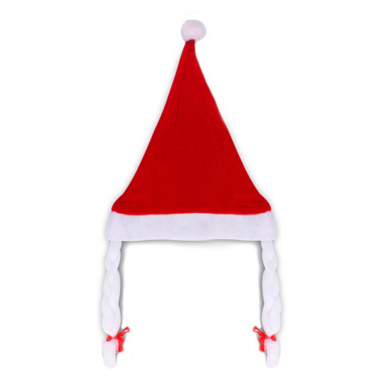 Pălărie de Crăciun Țesături nețesute cu împletitură Pălărie amuzantă de Crăciun Pălărie de Crăciun Copii Adulti Pălărie de Crăciun Decor de Crăciun