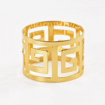 6vnt Auksinės sidabrinės servetėlių žiedas kėdžių sagtys Gimtadienio vakarėlio stalo dekoravimas Vestuvių padovanos Kalėdų vakarienės stalo servetėlių laikikliai