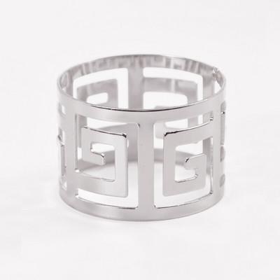 6vnt Auksinės sidabrinės servetėlių žiedas kėdžių sagtys Gimtadienio vakarėlio stalo dekoravimas Vestuvių padovanos Kalėdų vakarienės stalo servetėlių laikikliai