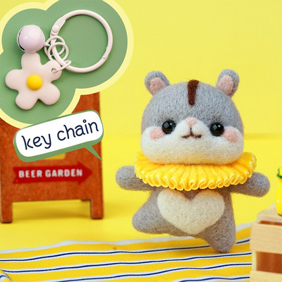 Paket materijala za filcanje vune Nonvor Serija za balet sa životinjama Komplet za ručno filcanje iglom za komplet materijala za filcanje za igle Početni DIY komplet