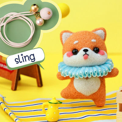 Paket materijala za filcanje vune Nonvor Serija za balet sa životinjama Komplet za ručno filcanje iglom za komplet materijala za filcanje za igle Početni DIY komplet