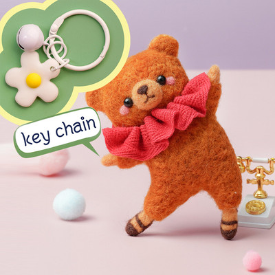 Paket materijala za filcanje vune Nonvor Serija za balet sa životinjama Komplet za ručno filcanje iglom za komplet materijala za filcanje za igle Početni DIY komplet