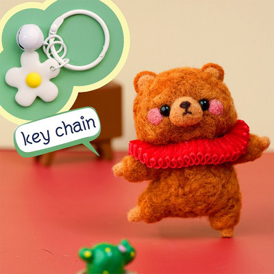 Paket materijala za filcanje vune Nonvor Serija za balet sa životinjama Komplet za ručno filcanje iglom za komplet materijala za filcanje za igle Početni DIY komplet