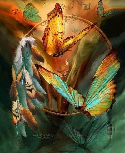 Dreamcatcher Wolf DIY Cross Stitch Embroidery 11CT Kit Σετ κεντήματα σε τυπωμένο καμβά Διακόσμηση σπιτιού New Design Χονδρική