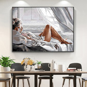 Figura Djevojka Sažetak DIY 11CT pribor za vezenje križićima Set za ručni rad Pamučni konac Otisnuto platno Dropshipping