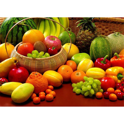 Roosi vaas, lillekorv DIY ristpistes tikkimine 11CT komplektid näputöö käsitöökomplekt, trükitud lõuend puuvillane niit hulgimüük