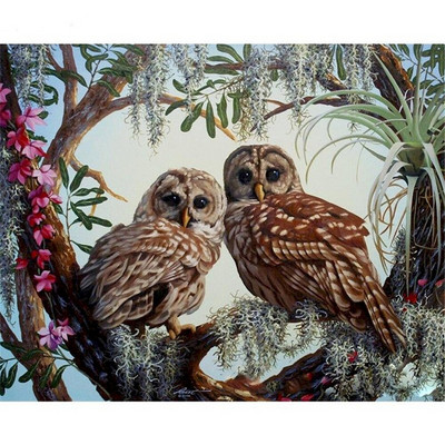 Landscape Animal DIY Cross Stitch Ebroidery 11CT Kits Craft Needlework Set Βαμβακερή κλωστή τυπωμένο καμβάς σχέδιο σπιτιού