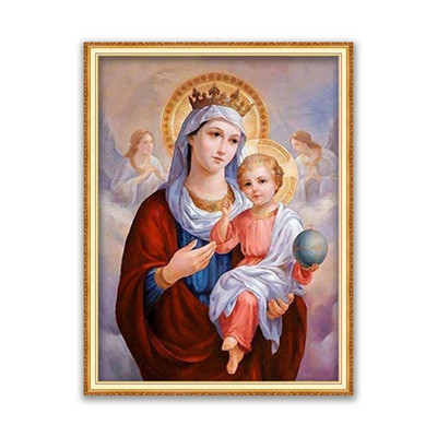 Regijske ikone Kompleti za vezenje DIY 11CT križić Set za ručni rad Otisnuto platno Pamučni konac Domaća rasprodaja Dropshipping