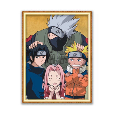 Cartoon Anime DIY tikandid 11CT ristpistes komplektid näputöö käsitöö komplekt Puuvillane niit trükitud lõuend Kodukaunistus Müü uus