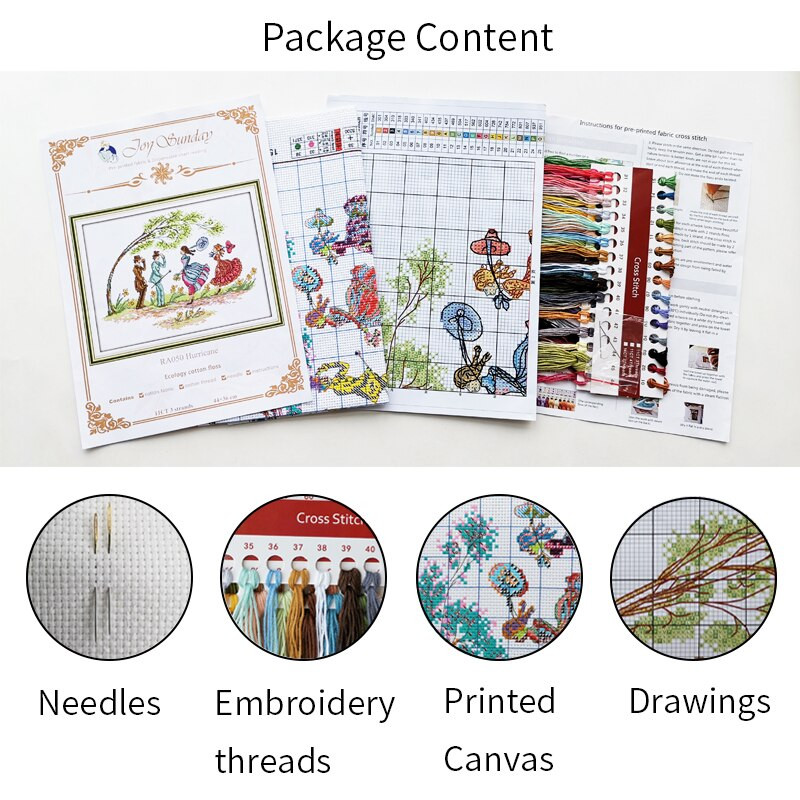 Joy Sunday Kassi ja Dragonflie Ristpistes Loomamustrite Tikkimiskomplekt Aida Kangas 14ct 11ct Lõuendile Trükitud Ise ise näputöö