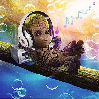 Groot DIY Vez 11CT Kompleti za vezenje križićima Set za ručni rad Pamučnim koncem Otisnuto platno Dekoracija doma Veleprodajna soba