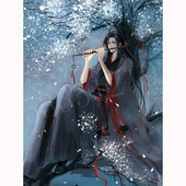 Mo Dao Zu Shi tikandid 11CT ristpistekomplektid Käsitöö näputöökomplekt Prinditud lõuend puuvillane niit Kodukaunistus Dropshipping