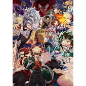 My Hero Academia Embroidery Cross Stitch 11CT Craft Needlework Βαμβακερό νήμα τυπωμένο καμβά Διακόσμηση σπιτιού για σαλόνι