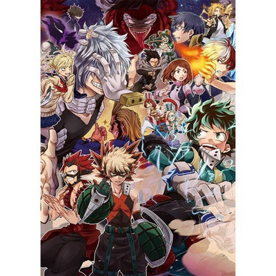 My Hero Academia Embroidery Cross Stitch 11CT Craft Needlework Βαμβακερό νήμα τυπωμένο καμβά Διακόσμηση σπιτιού για σαλόνι