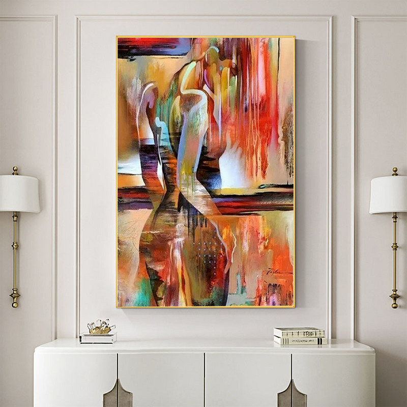 Πολύχρωμες Γυναικείες καλλιγραφίες DIY 11CT Κέντημα Κιτ Σταυροβελονιάς Σετ Βεντοτεχνίας Βαμβακερή κλωστή τυπωμένος καμβάς Πωλείται