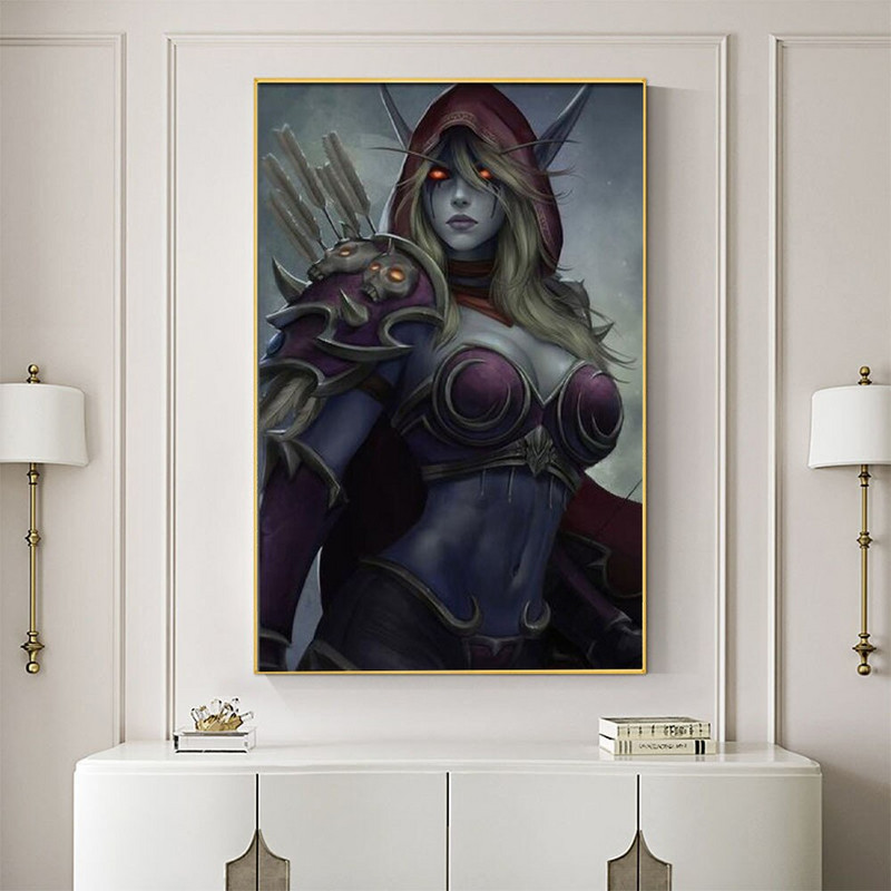 World Of Warcraft DIY Vez 11CT komplet za vezenje križićem Set za ručni rad Pamučni konac Karikatura Home Decor Novo
