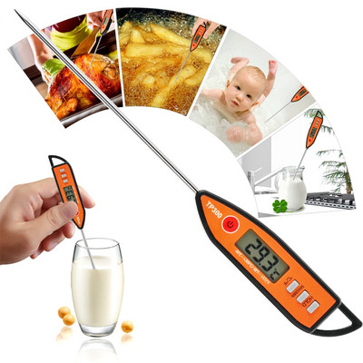 Maisto termometras Skaitmeninis virtuvės termometras, skirtas mėsai, vandeniui, pienui, kepimo matuoklis, grilis, kepsninė, elektroninė orkaitė, buitinis virtuvės įrankis