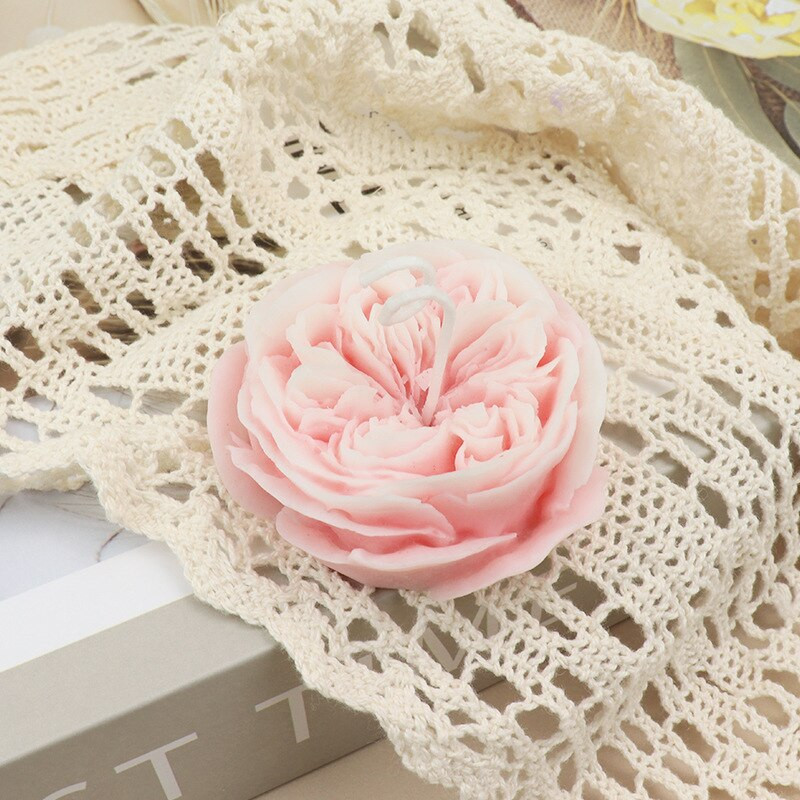 Austin Rose Candle Mould Silicone Fondant Craft Craft Εργαλείο ψησίματος σοκολάτας Αρωματικό κερί σαπούνι καλούπια τσιμέντου διακοσμητικά σπιτιού