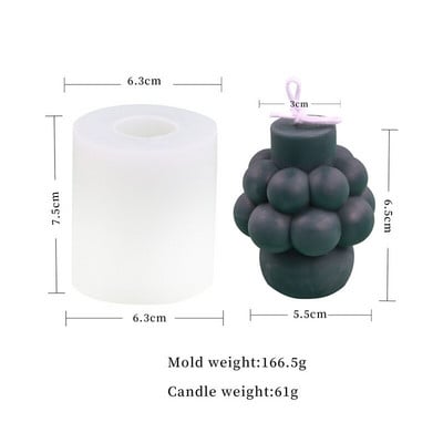 Χριστουγεννιάτικη φόρμα κεριών σιλικόνης Κερί προμήθειες παρασκευής πασχαλινών αυγών με πλέγμα κάθετου κυμάτων με άρωμα αυγού με σαπούνι μους