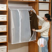 Îmbrăcăminte impermeabilă împotriva prafului Husă mare de praf pentru costum de îmbrăcăminte rochie haine haine protector pentru agățat organizator dulap saci de depozitare