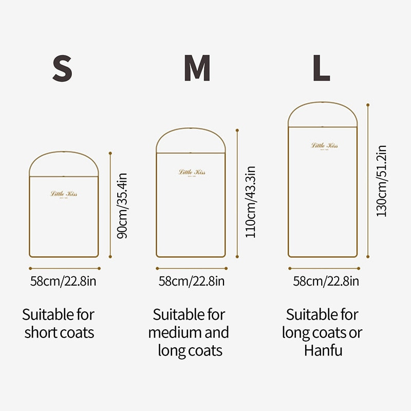 Odjeća Navlaka za prašinu Vrećica za odjeću Odijelo Kaput Navlaka za prašinu Ormar Vreća za pohranu odjeće Otporna na prašinu Odjeća Organizator