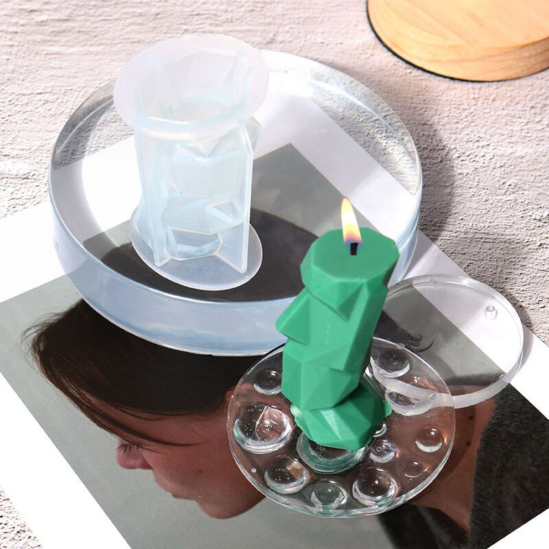 Apstraktno ljudsko lice Svijeća Silikonski kalupi DIY Aromaterapija Gipsana smola Uskršnji otok Portret kamena Kalup za kockice leda Uređenje doma