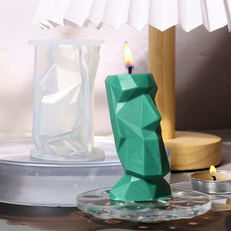 Apstraktno ljudsko lice Svijeća Silikonski kalupi DIY Aromaterapija Gipsana smola Uskršnji otok Portret kamena Kalup za kockice leda Uređenje doma