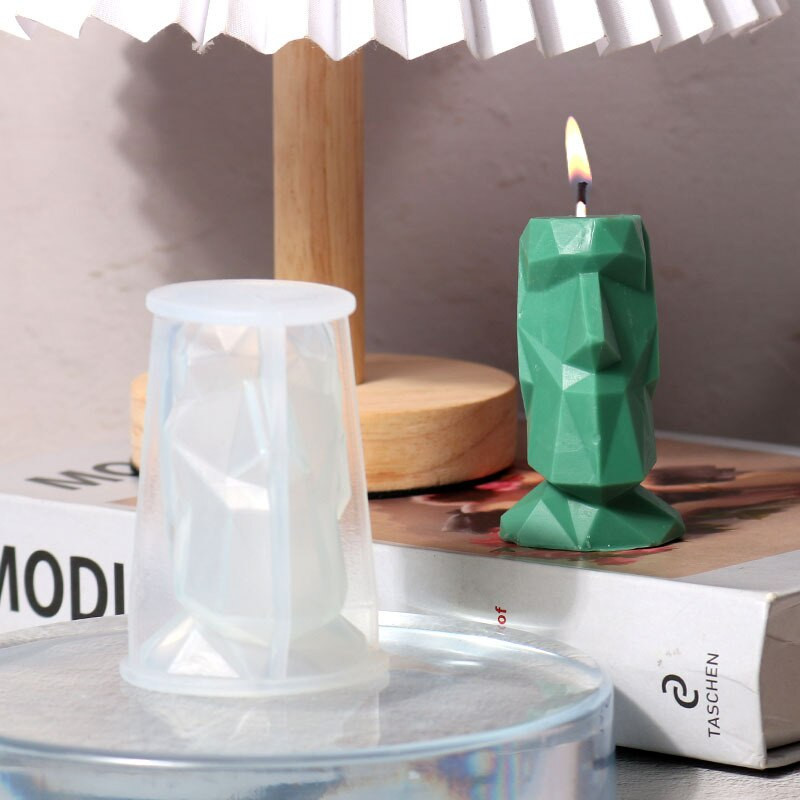Apstraktno ljudsko lice Svijeća Silikonski kalupi DIY Aromaterapija Gipsana smola Uskršnji otok Portret kamena Kalup za kockice leda Uređenje doma