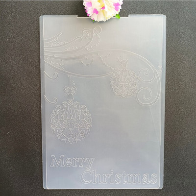 Mjehurići i uzorci za utiskivanje Mapa Prozirne plastične ploče Dizajn za DIY papirnate ukrasne kartice Scrapbooking 12X15CM
