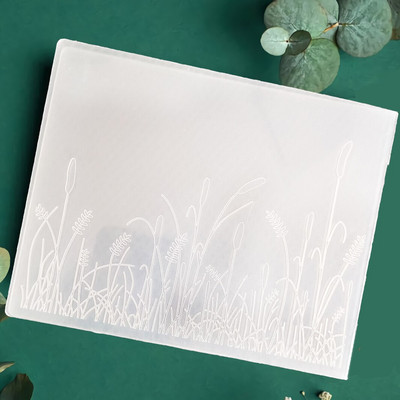 Mjehurići i uzorci za utiskivanje Mapa Prozirne plastične ploče Dizajn za DIY papirnate ukrasne kartice Scrapbooking 12X15CM