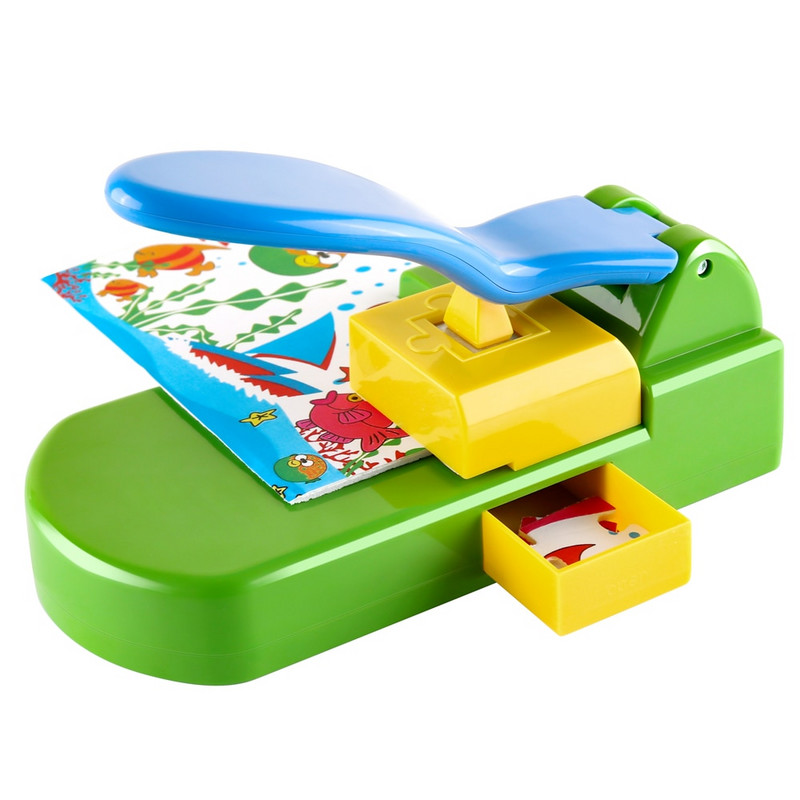 Punase/rohelise loomingulise pusle valmistamise masin Pildilõikur puslete tegemise masin 4x6-tollistele mõistatustele Laste isetegemise käsitsi valmistatud mänguasjad