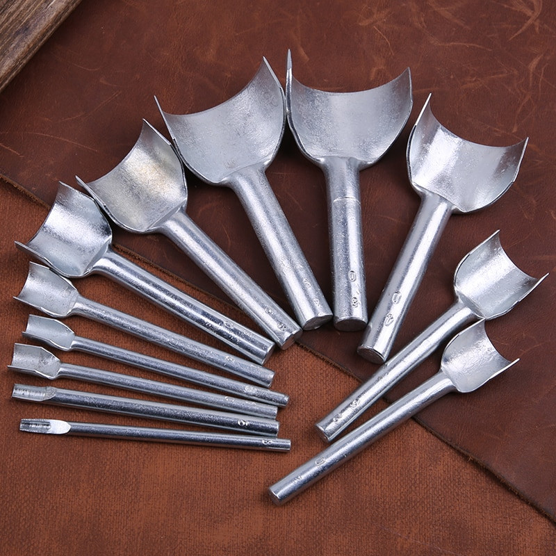 LMDZ 3–50 mm poolümmargune nahast lõikur DIY nahast veisenahast käsitöötööriistad rihmaotsa stantsi jaoks rahakoti rihma rihma nahast tööriistad