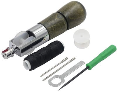 Šilo za šivanje kože Komplet konaca Ručni šivaći stroj Speedy Stitcher Leather Craft Šivanje Postolar Alat za popravak platna