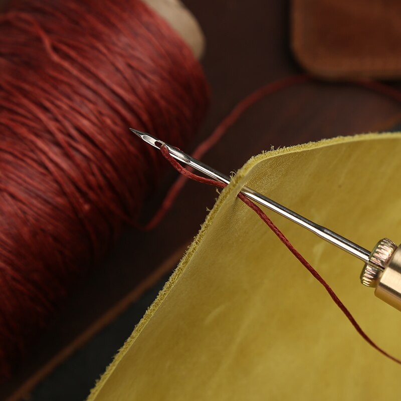 SHWAKK kožno šilo za šivanje, sužene kožne cipele za šator, komplet igala za rukotvorine s voštanim koncem, set alata za popravak, ručno šivanje