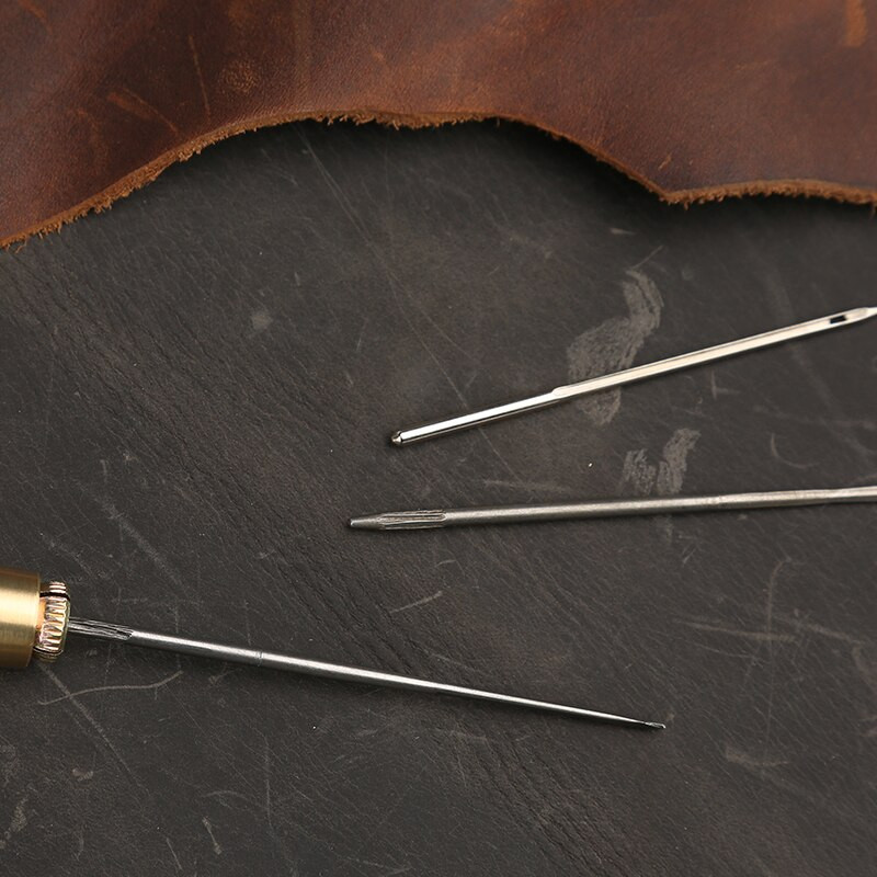 SHWAKK kožno šilo za šivanje, sužene kožne cipele za šator, komplet igala za rukotvorine s voštanim koncem, set alata za popravak, ručno šivanje