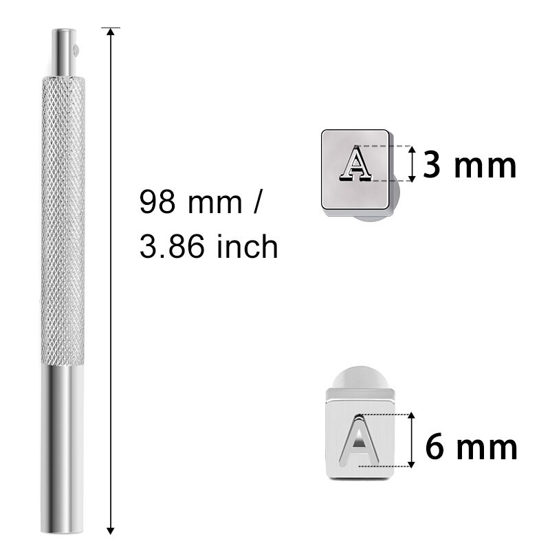 Nonvor 36 tk / komplekt tähestikuline kiri, nahast templikomplekt