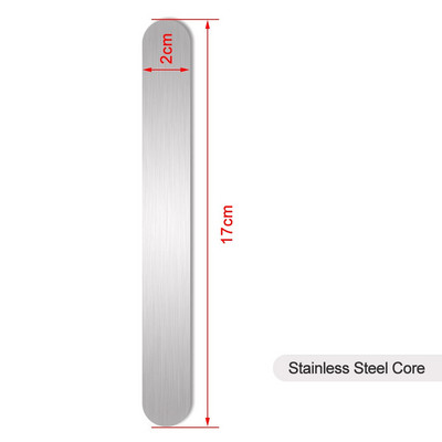 Käevõru valmistamise materjalide komplekt, roostevabast terasest sisemine südamik 5–20 mm, ehtne lehmanahk, vahatatud niidiga õmblev käepael, DIY