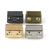 1x Metal Fashion Push Lock Închidere Limbă Blocare Piele Artizanat Femei Geantă Poșetă Geanta de mână Geanta de umăr Închidere Accesorii DIY