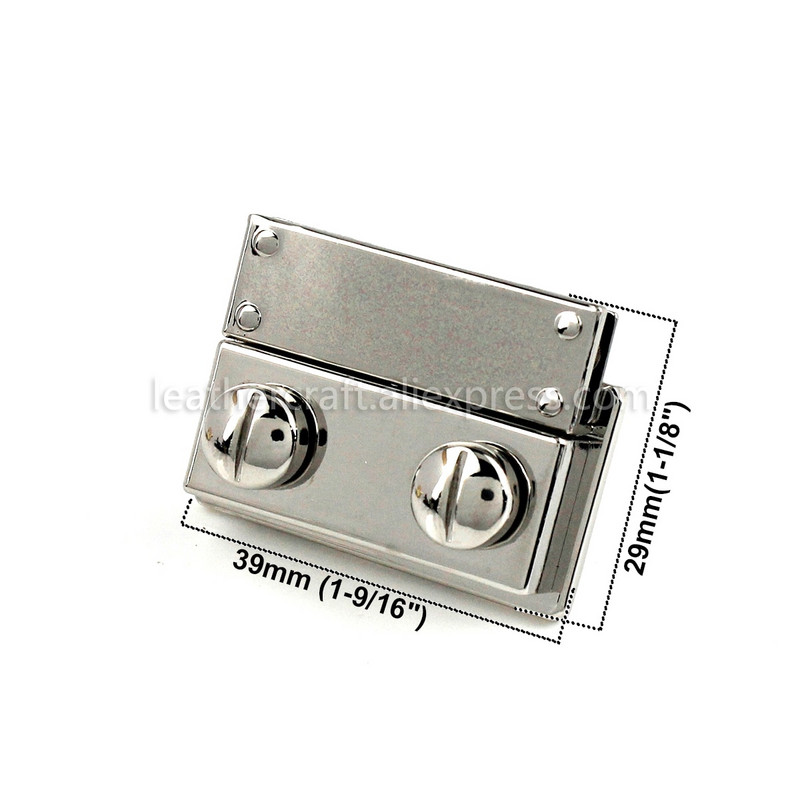 1x Metal Fashion Push Lock Închidere Limbă Blocare Piele Artizanat Femei Geantă Poșetă Geanta de mână Geanta de umăr Închidere Accesorii DIY