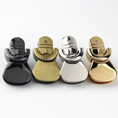 1x Geantă metalică Închizătoare de blocare cu limbă Închidere cu apăsare Închidere Catarame de prindere Artizanat din piele Geantă pentru femei Poșetă Accesorii 1-15/16"