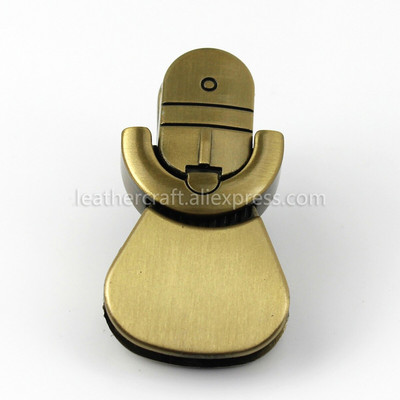 1x Geantă metalică Închizătoare de blocare cu limbă Închidere cu apăsare Închidere Catarame de prindere Artizanat din piele Geantă pentru femei Poșetă Accesorii 1-15/16"