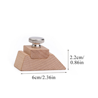 LMDZ DIY Leather Craft Edge Tool Beech Block Χειροποίητο δέρμα ανθεκτικό μαυρισμένο εργαλείο Επεξεργασία γυαλόχαρτου λείανσης ξύλινων άκρων