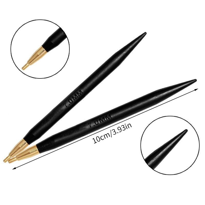 MIUSIE Ace circulare de tricotat din lemn de santal Ace de țesut croșetat Instrumente de acut Lână Fire de bumbac Accesorii pentru tricotat DIY Ofertă caldă