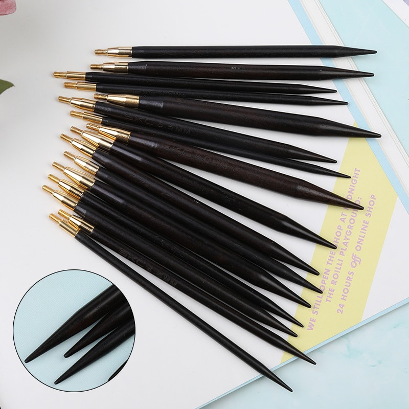 MIUSIE Ace circulare de tricotat din lemn de santal Ace de țesut croșetat Instrumente de acut Lână Fire de bumbac Accesorii pentru tricotat DIY Ofertă caldă